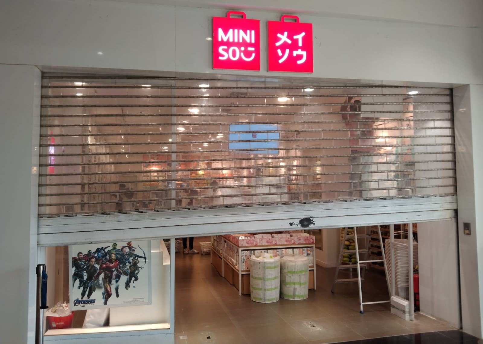 Rollimh shutter repair - MINISO Store, Pune &mdash; Rolling Shutter